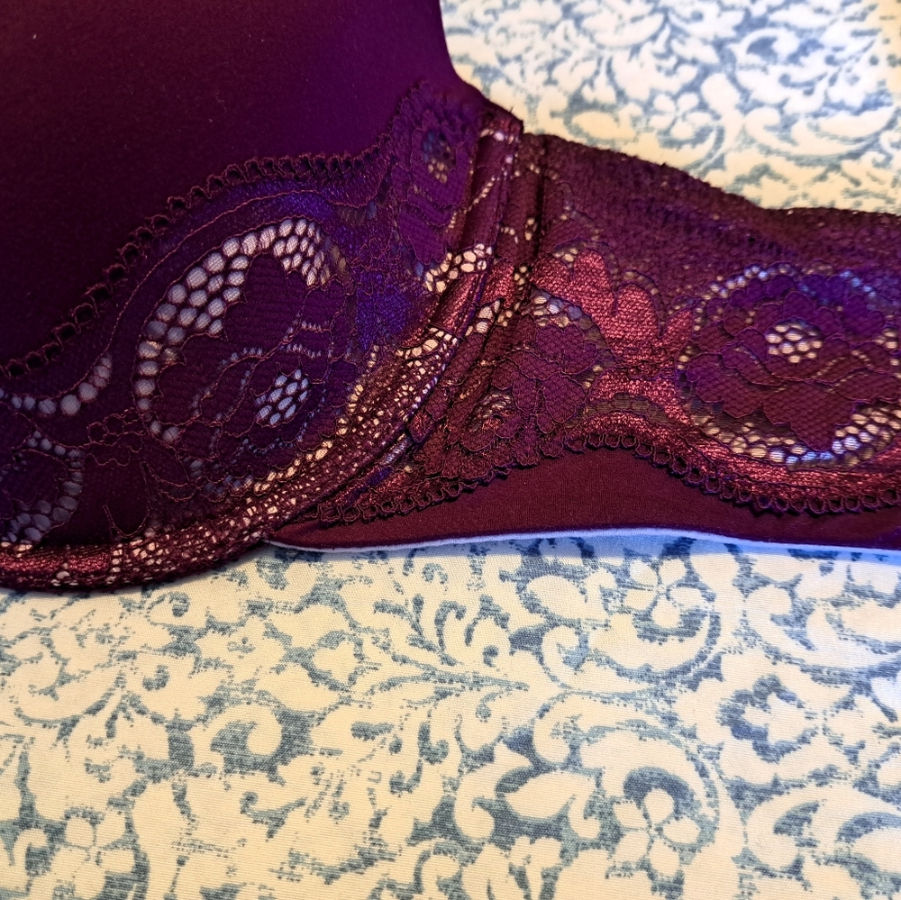 WACOAL BRA lace 34G molded cups PRETTY - Picture 2 of 6